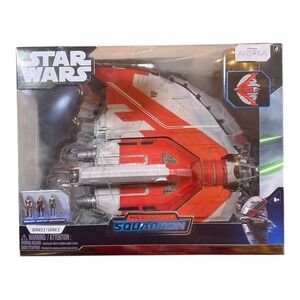 Star Wars Micro Galaxy Squadron Ahsoka Tano T-6 Shuttle w/Ahsoka/Wren Mini‎ Figs